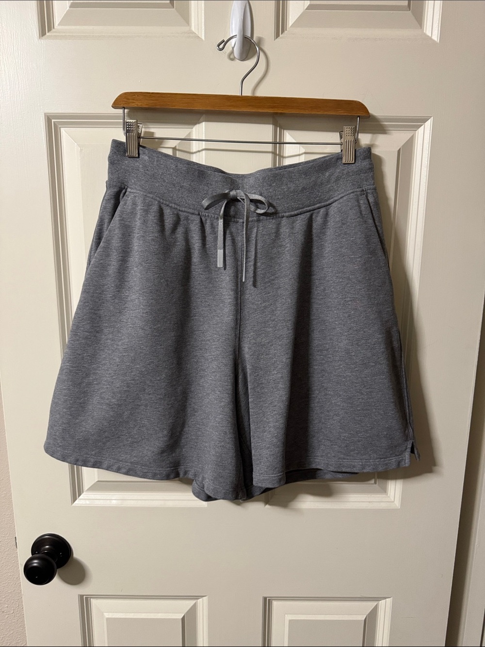 lululemon All Yours High-Rise Shorts in Heathered Core Medium Grey